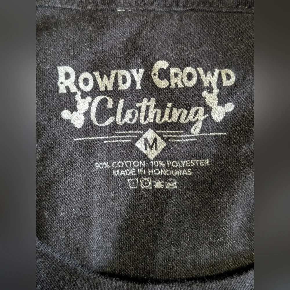 Women's Rowdy Crowd Phoenix Short Sleeve Black  T-Shirt Size Medium - Picture 3 of 6